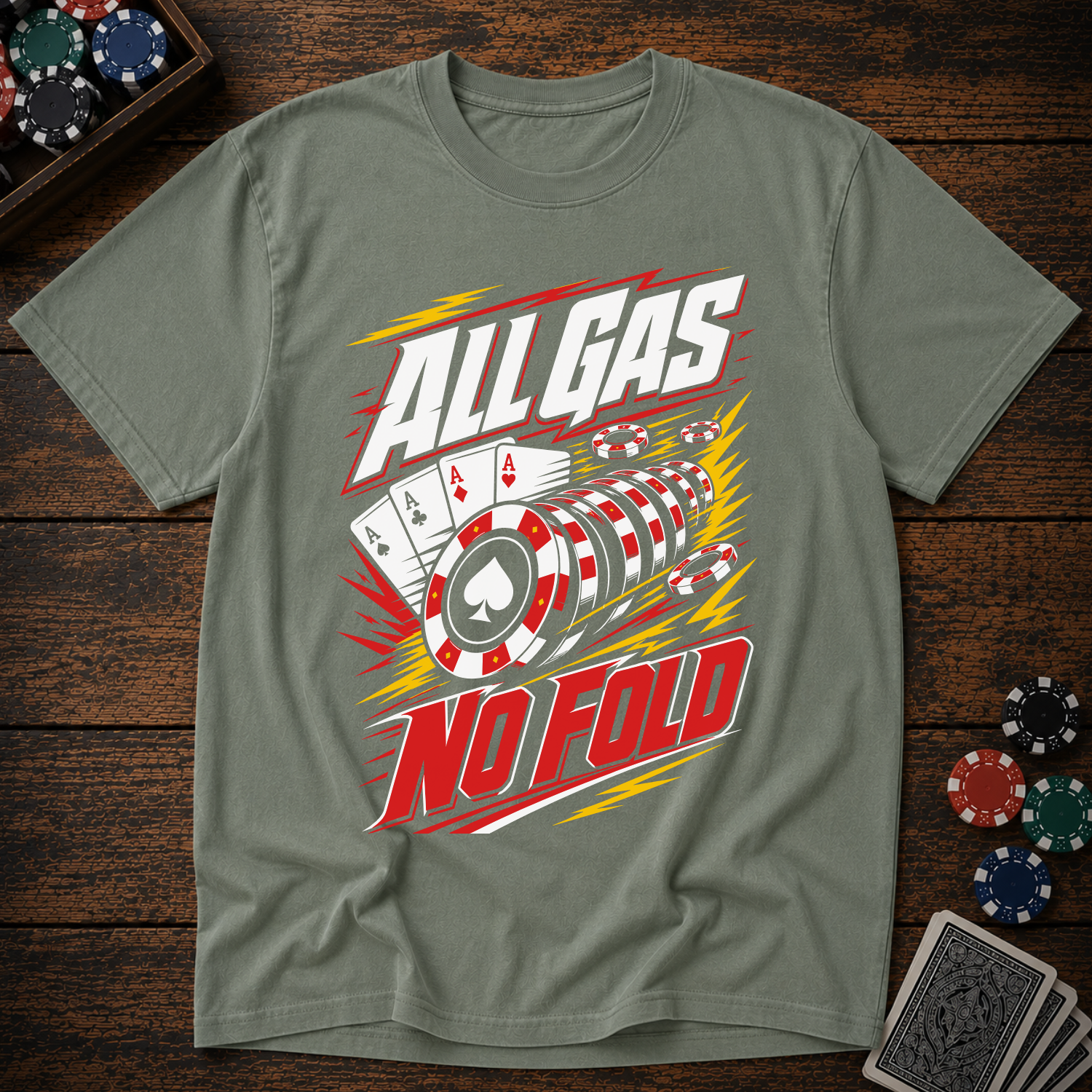 All Gas No Fold T-Shirt