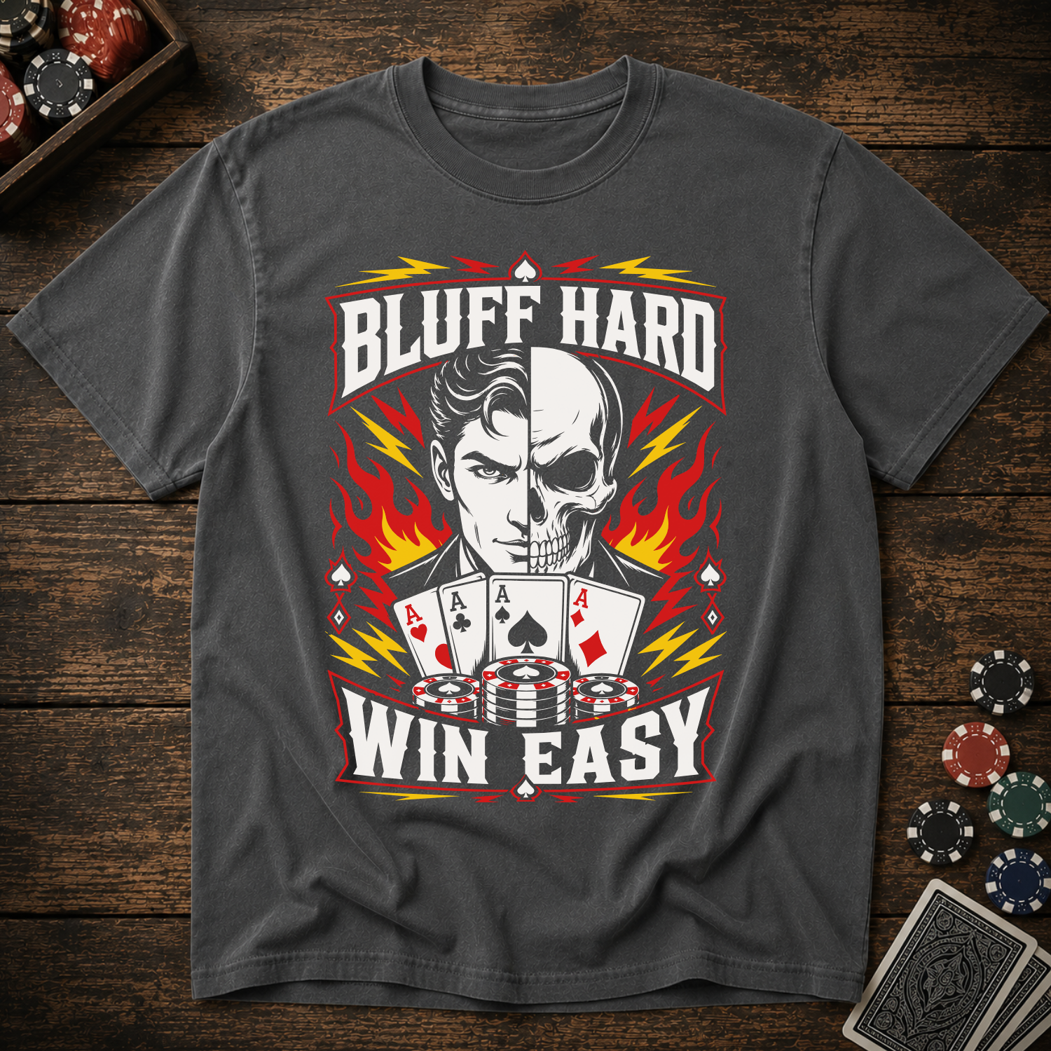 Bluff Hard Win Easy T-Shirt